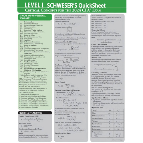 cfa-level-i-schwesers-quicksheet-critical-concepts-for-the-2024-cfa-exam