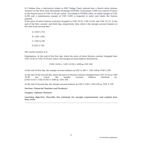 frm-analystprep-2026-part-1 qbank mock 1